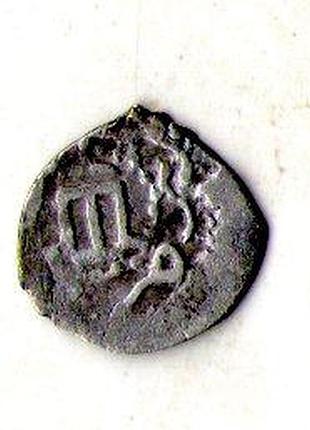 Крим кримське ханство менґлі i ґерай 1 акче 1480-1490 р. срібло №2009