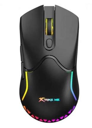 Мышь игровая проводная xtrike me gm-217 на 3600dpi, 6 клавиш с rgb подсветкой