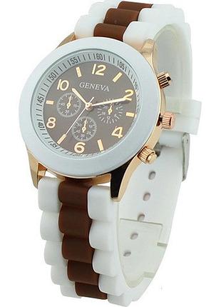 Часы женские наручные geneva multicolor brown (коричневый)