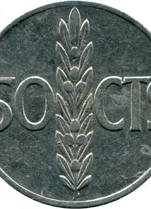 Іспанія - испания 50 сентимо, 1966 рік №507