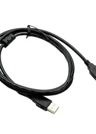 Кабель удлинитель usb am - am (папа-папа) 1,5 метра черный