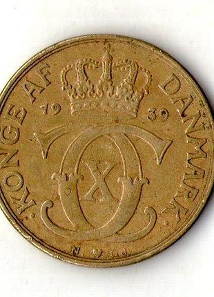 Данія - дания › король кристиан x › 2 кроны, 1924-1941 №1522