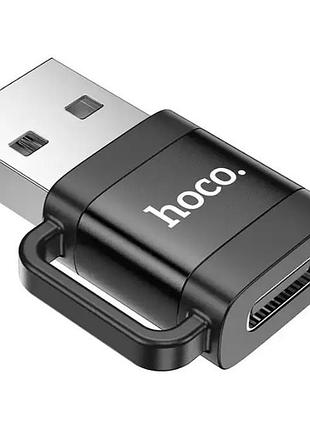 Переходник адаптер для синхронизации данных usb на type-c hoco ua31d