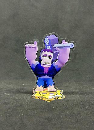 Акриловая коллекционная фигурка brawl stars фрэнк (frank) 10 см