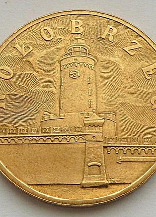 Польща 2 злотих, 2005 історичні міста польщі - колобжег №1768