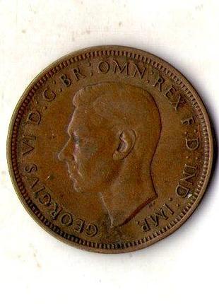 Велика британія король георг vi ½ пенні, 1939 рік №2787