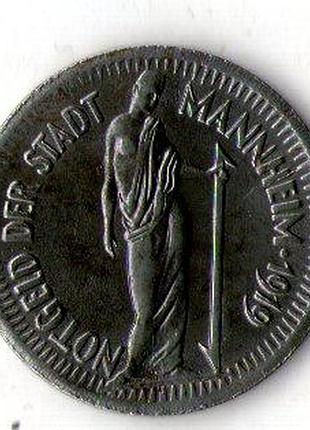 Німеччина - німеччина 25 пфенінгів 1919 нотгельд залізо no210