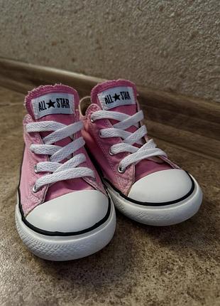 Кеди конверси, converse рожеві. розмір 26-устілка 16.5