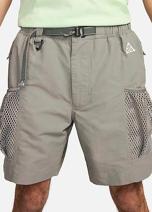 Шорты мужские nike acg snowgrass shorts dark stucco