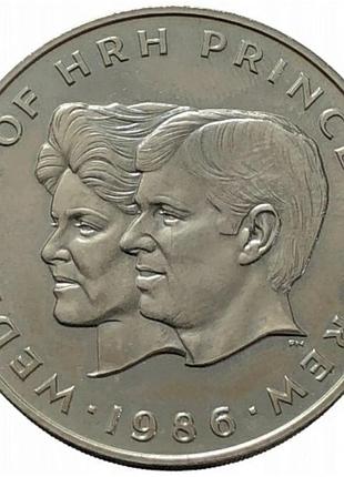 Самоа ø малиэтоа танумафили ii 1 тала, 1986 весення принцесса эндрю и сары фергюсон медно-никелевый сплав, б/н