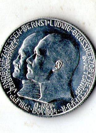Німецька імперія › гессен 2 марки, 1904 400-та річниця - народження філіпа і великодушного рідкісна №2167