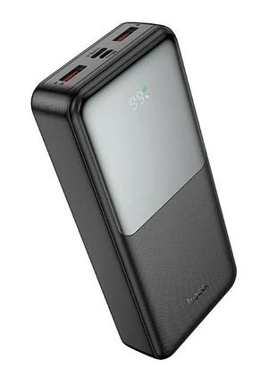 Повербанк power bank зі швидкою зарядкою 22.5w hoco j136a 20000mah 2usb/type-c pd20w чорний