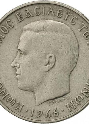 Греция › король константин ii 2 драхмы, 1966-1970 №1073