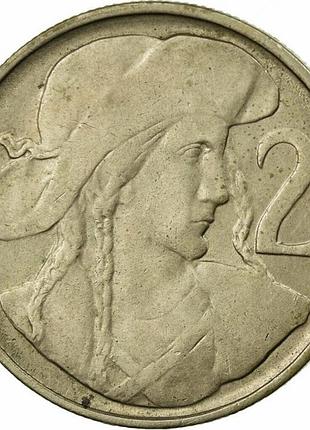 Чохословакція 2 крони, 1948 no1213