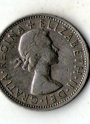 Велика британія 2 шилінги (флорин), 1966 рік №1735