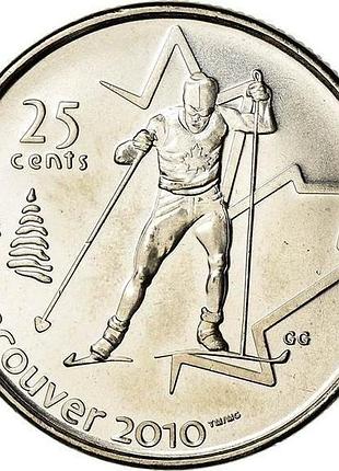 Канада 25 офиса, 2009 xxi зимние олимпийские игры, 1980 2010 - лыжные гонки no025