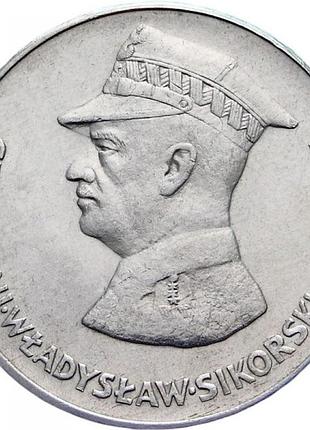 Польша 50 злотых, 1981 военачальники второй мировой войны - владислав сикорский
