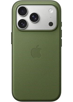Чохол тканинний techwoven (aaa) new with magsafe and animation для apple iphone 17 pro max (6.9") green