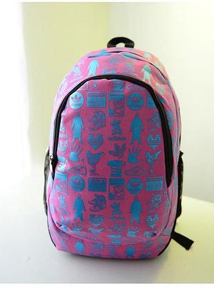 Рюкзак городской adik label pink