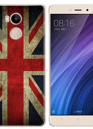Чехол-накладка tpu image british flag для xiaomi redmi 4 prime