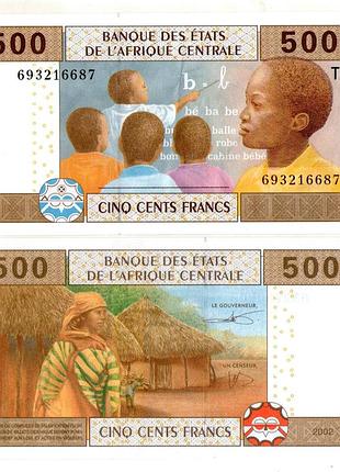 Центральна африка коста-місяць бразиль 500 фрісів 2002 р. в unc no640