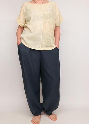 Блуза лляна вільна, new collection, італія.