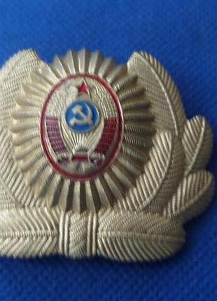 Кокарда офіцерська мвс срср