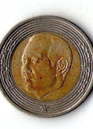Королевство марокко 5 дирхамов, 2002 год би-металл №890