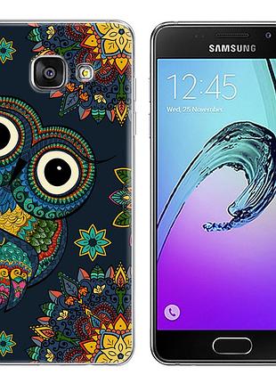 Чехол-накладка tpu image owl для samsung galaxy a3 2017/a320