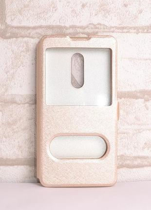 Чехол-книжка holey для meizu 15 plus gold