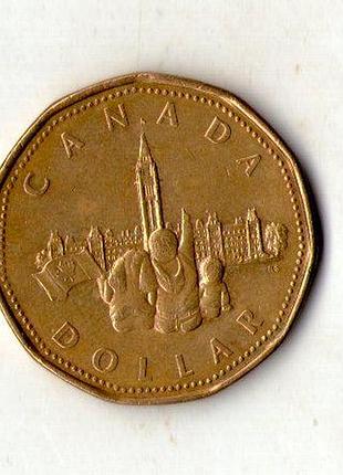 Canada канада 1 dollar 1991 рік №1219