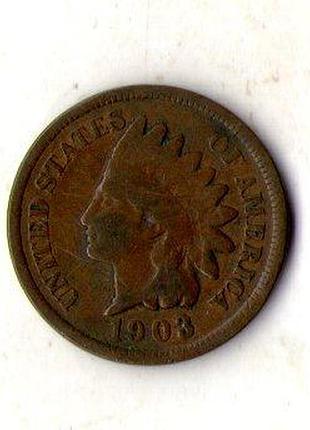 Сша 1 цент, 1903 рік indian head cent №2634