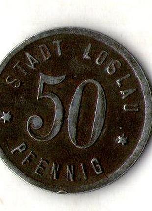 Німеччина - германия 50 пфеннингов 1918 нотгельд железо №292