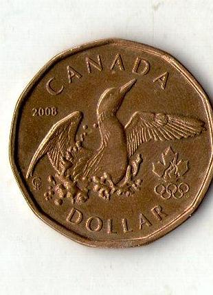 Canada канада 1 dollar 2008 рік олімпіада №487