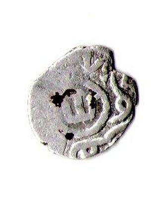 Крымское фанство 1 акче ахан хаджи i гирей 867 р.х. серебро no1804