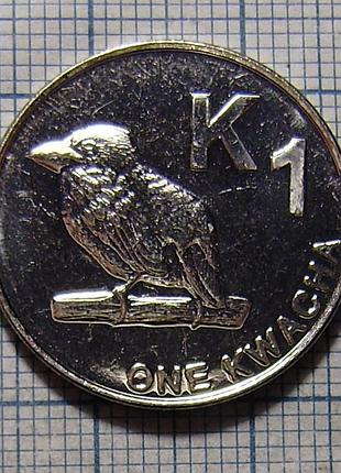 Замбия,1 квача 2014 г. замбийский дятел. №1046