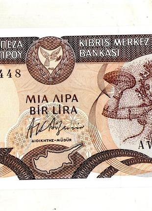 Кіпр / кипр - 1 pounds-фунт(ліра) 1994 uns №212