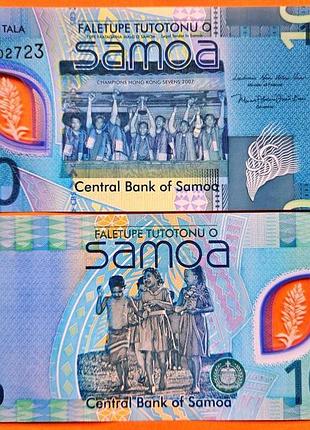Samoa самоа - 10 tala 2023 ( 2024 ) ювілейна кубок гонконга полімер unc №528