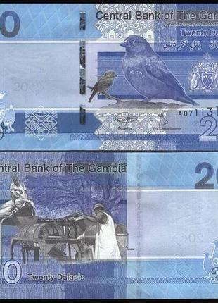 Гамбія 20 даласі 2019 unc no222