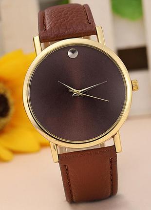 Часы женские капля brown