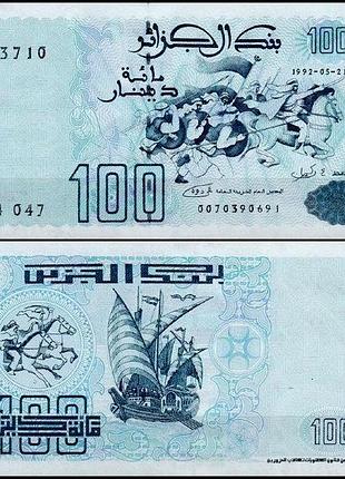Алжир 100 динаров 1992 unc №472