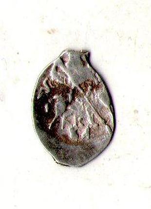 Російська імперія › російське царство 1 копійка (чешуйка) 1696 - 1717 імператор петро i срібло №2785