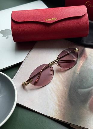 Жіночі окуляри преміум  panthère pink/gold