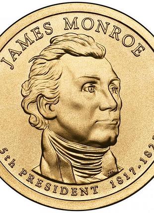 Сша 1 доллар 2008, 5 президент джеймс монро (1817-1825)