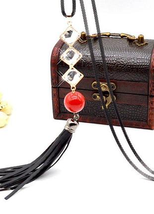 Подвеска женская gloria red ball