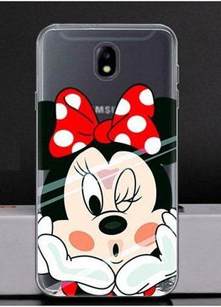 Чехол-накладка tpu image minnie для samsung galaxy j5 2017/j530