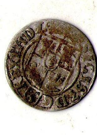 Польща сигізмунд ііі 1 полторак, 1612-1627 срібло, 1.23g, ø 20mm №2793