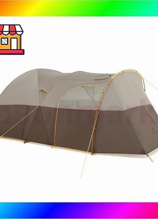 Bs намет шестимісний naturehike best mix kota 6 cnk2450ws031 75d світло-коричневий bas77/n
