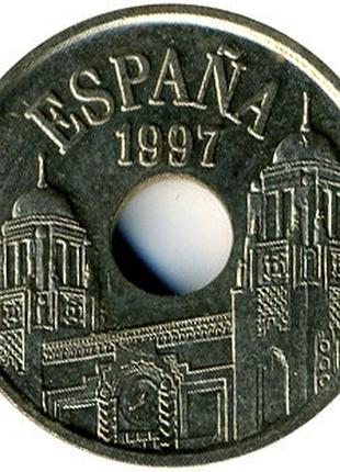Іспанія король хуан карлос i 25 песет, 1997 мелілья №2700