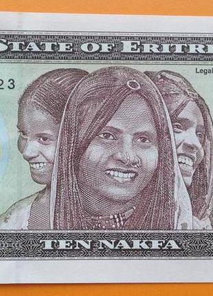Эритрея 10 накфа 1997 unc №553